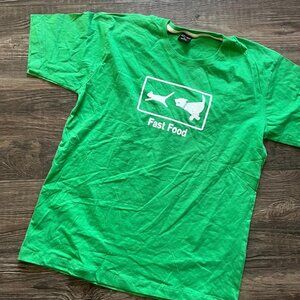 Fast Food Yummy Time To Eat Cat Dog Shirt Adult Large New